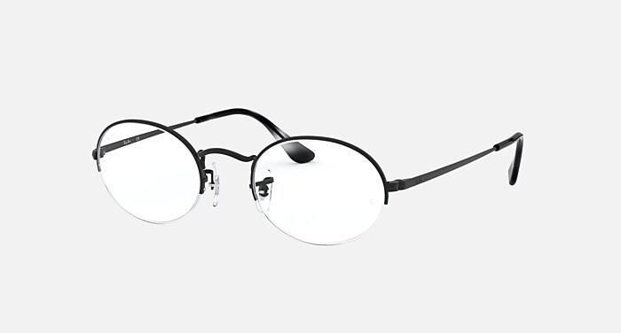 OVAL GAZE Eyeglasses with Black Frame - RB6547 | Ray-Ban®