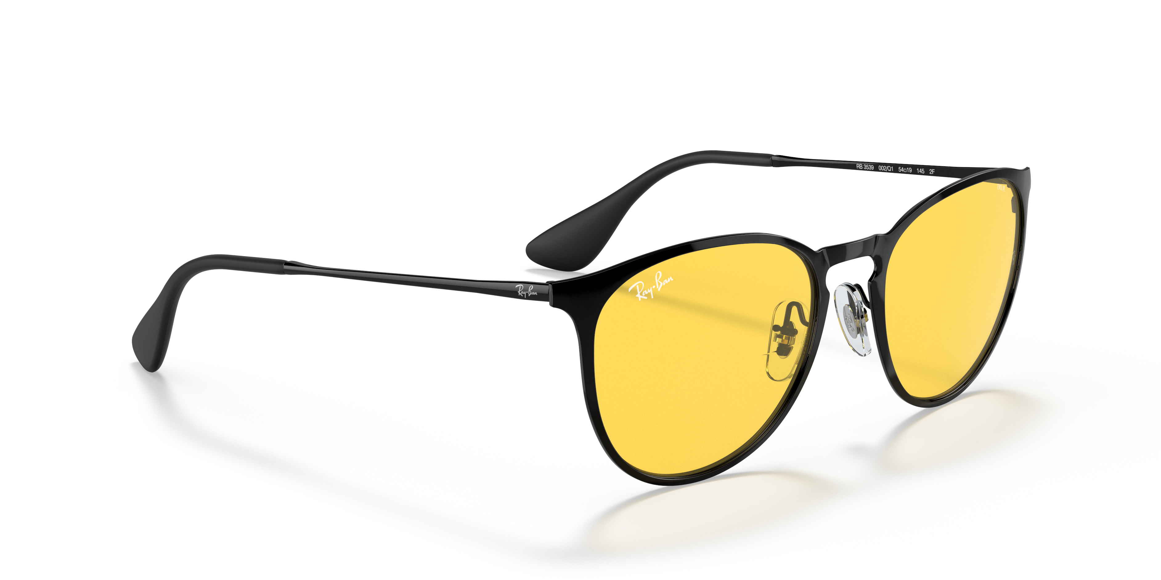 ERIKA METAL EVOLVE Sunglasses in Black and Photochromic Yellow Gradient  Green - RB3539 | Ray-Ban®