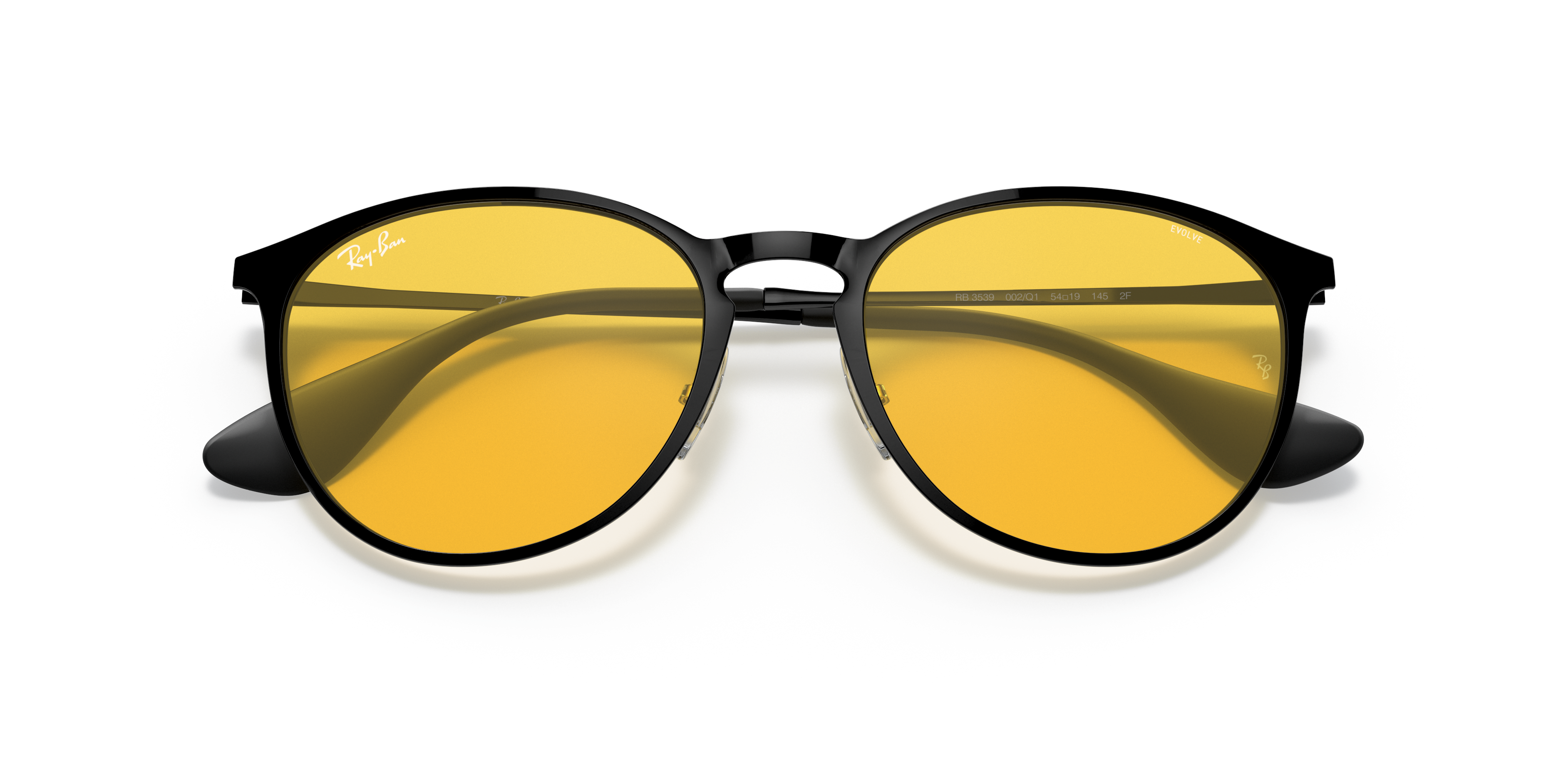 Round Metal Ray Ban Yellow Evolve Ray-Ban 0rb3447 Round Sunglasses