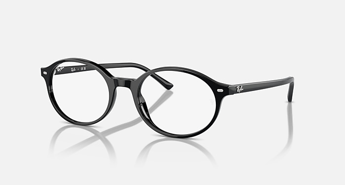Ray-Ban Eyeglasses Unisex German Optics Prescription - Black Frame Clear Lenses 51-20 Polarized