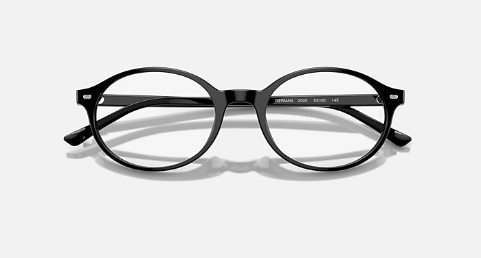 Ray-Ban Eyeglasses Unisex German Optics Prescription - Havana Frame Clear Lenses 51-20 Polarized