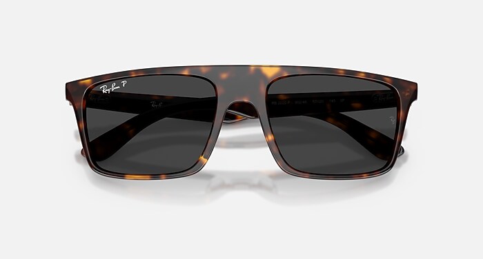 RB2222 Sunglasses in Havana and Polarized Black - RB2222F 