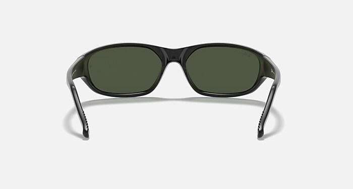 Ray-Ban Sunglasses Daddy-o Black Frame Green Lenses