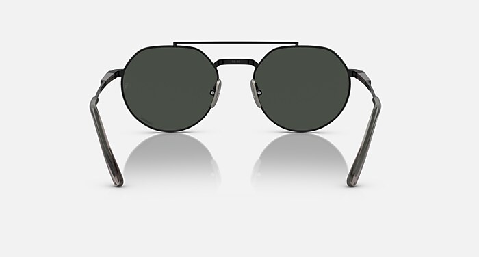 Ray-Ban Sunglasses Unisex Jack II Titanium - Black Frame Grey Lenses 53-20 Polarized