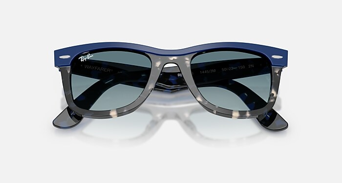 WAYFARER STREET NEAT Sunglasses in Blue On Havana and Blue