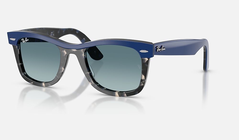 WAYFARER STREET NEAT Sunglasses in Blue On Havana and Blue