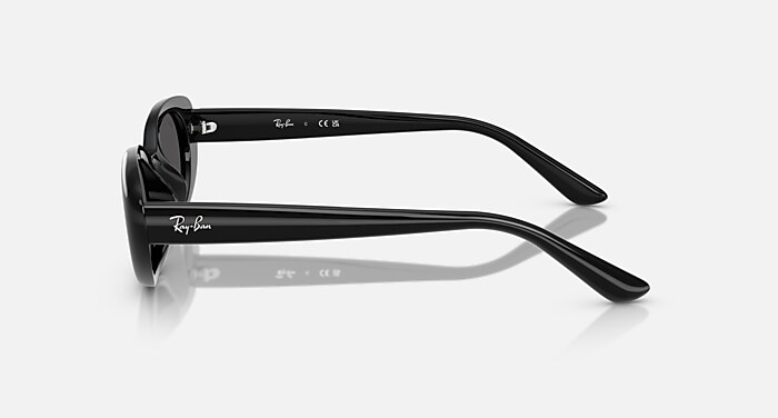 Ray-Ban Sunglasses Unisex Rb4441d Bio-based - Black Frame Grey Lenses 53-21