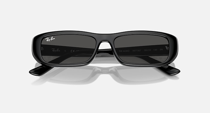 Ray-Ban Sunglasses Rb4436d Bio-based Black Frame Grey Lenses