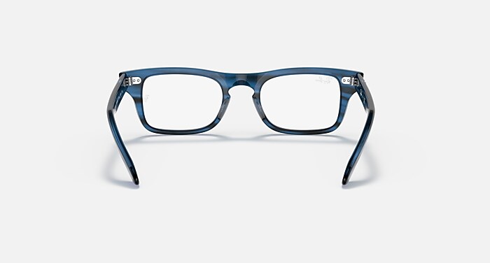 BURBANK OPTICS KIDS Eyeglasses with Striped Blue Frame - RY9083V