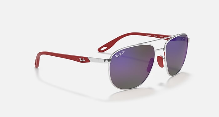 RB3659M SCUDERIA FERRARI COLLECTION Sunglasses in Silver and Blue