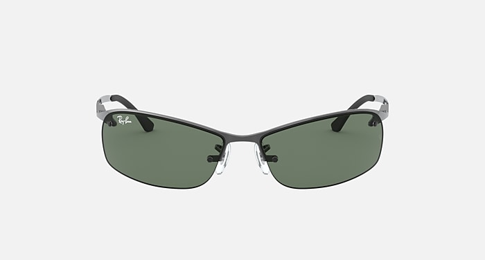 Ray-Ban Sunglasses Rb3183 Gunmetal Frame Green Lenses