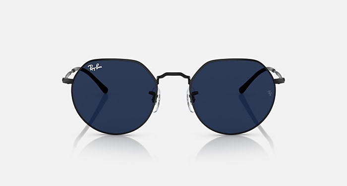 JACK TRANSITIONS® Sunglasses in Black and Clear/Blue - RB3565 