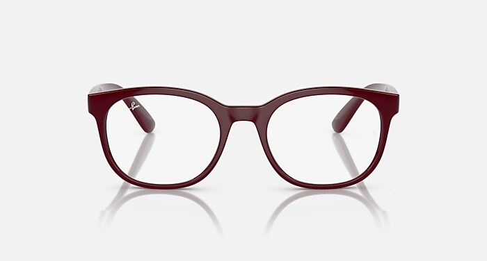 Ray-Ban Eyeglasses Unisex Rb7231m Optics Scuderia Ferrari Collection - Dark Red Frame Demo Lens Lenses 52-19 Polarized