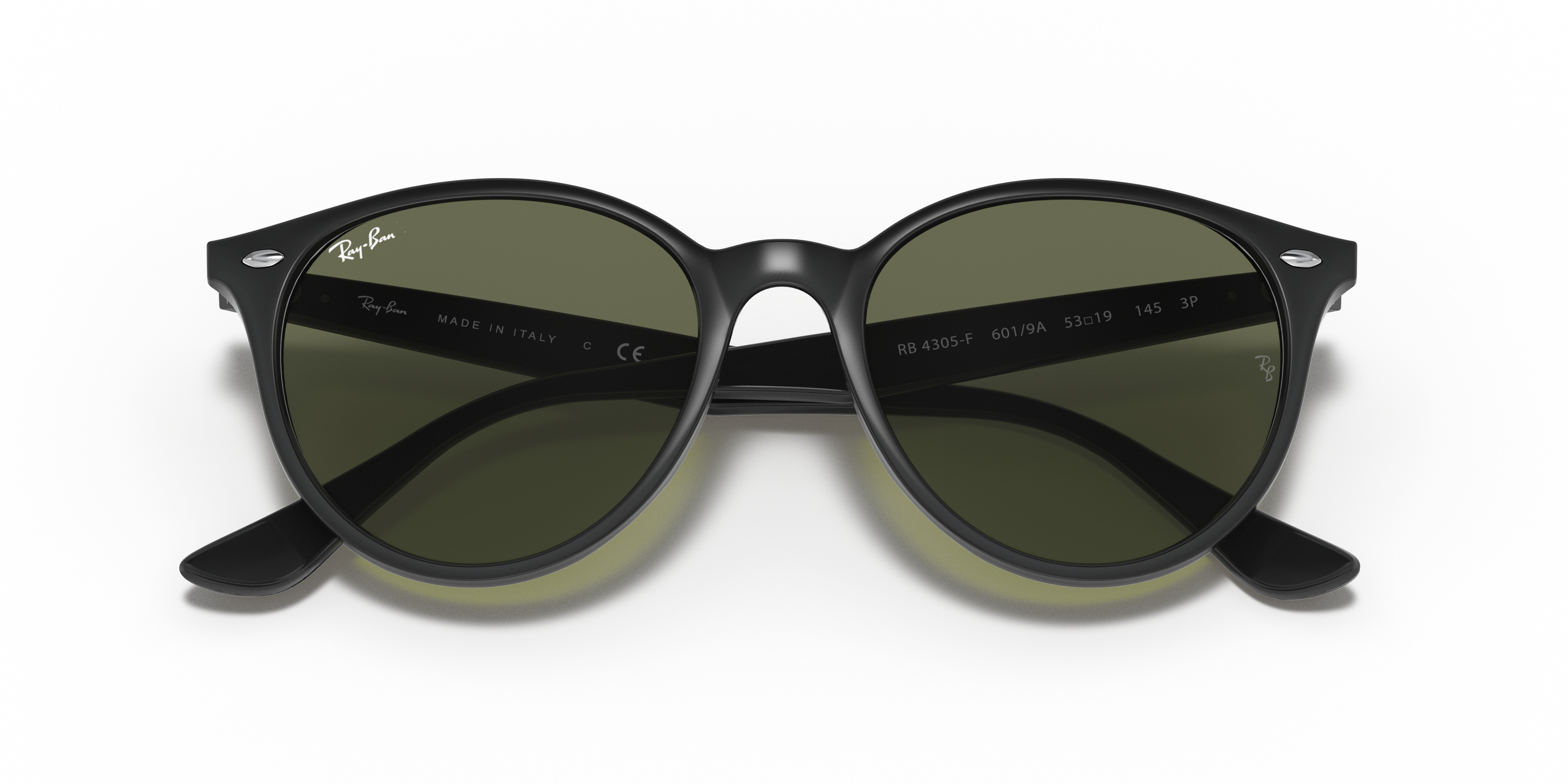 【新品】Ray-Ban RB 4305-F ブラックサングラス RB4305 Sunglasses in Black and G-15 Green - RB4305F | Ray