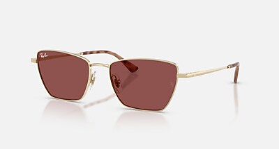 DREA BIO-BASED Sunglasses in Gunmetal and Orange - RB3783 | Ray