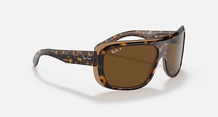 BLAIR Sunglasses in Havana On Transparent Brown and B-15