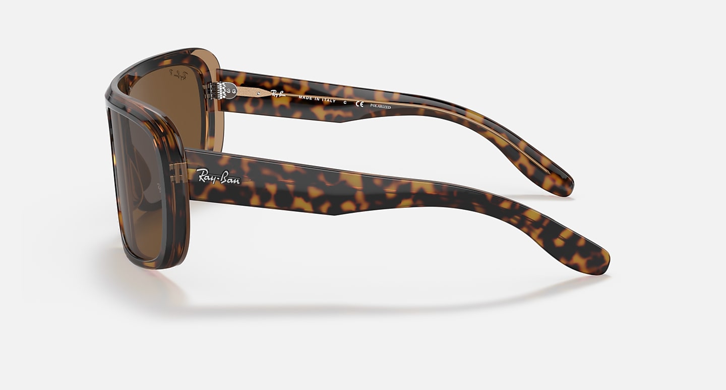Ray-Ban Sunglasses Blair Tortoise Frame Brown Lenses