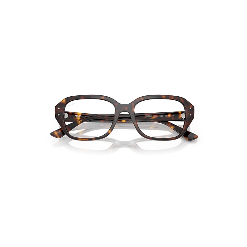 Ray Ban Shea Optics Bio-based Eyeglasses Havana Frame Clear Lenses Polarized 51-18 In Havana