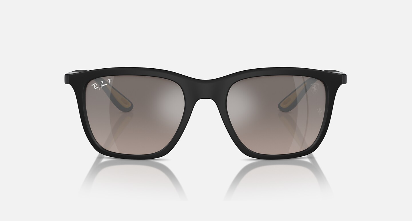 Ray-Ban Sunglasses Scuderia Ferrari Sainz Special Edition 2024 Black Frame Silver Lenses