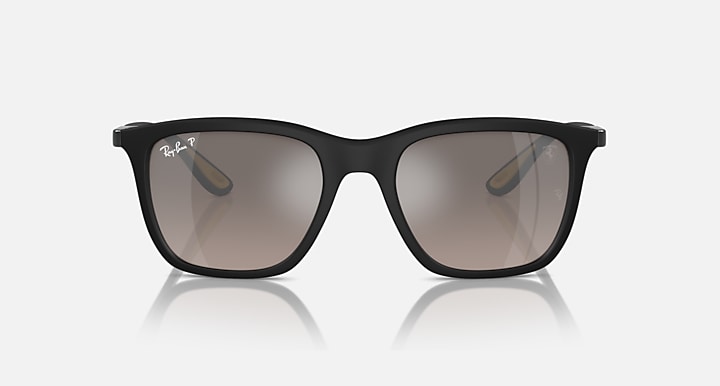 Ray-Ban Sunglasses Scuderia Ferrari Sainz Special Edition 2024 Black Frame Silver Lenses