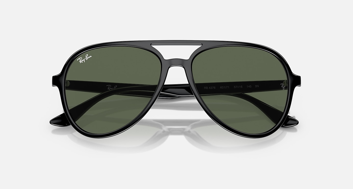Ray-Ban Sunglasses Rb4376 Black Frame Green Lenses