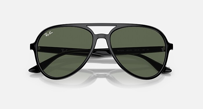 Ray-Ban Sunglasses Rb4376 Black Frame Green Lenses