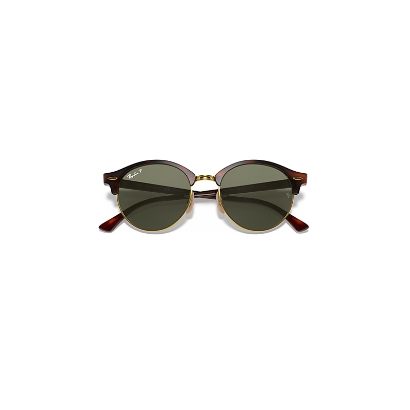 CLUBROUND CLASSIC Sunglasses in Red Havana and G-15 Green