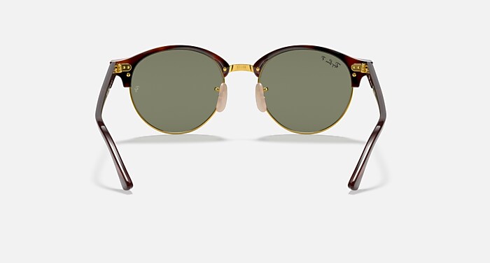 Ray-Ban Sunglasses Unisex Clubround Classic - Brown Havana Frame Brown Lenses 51-19