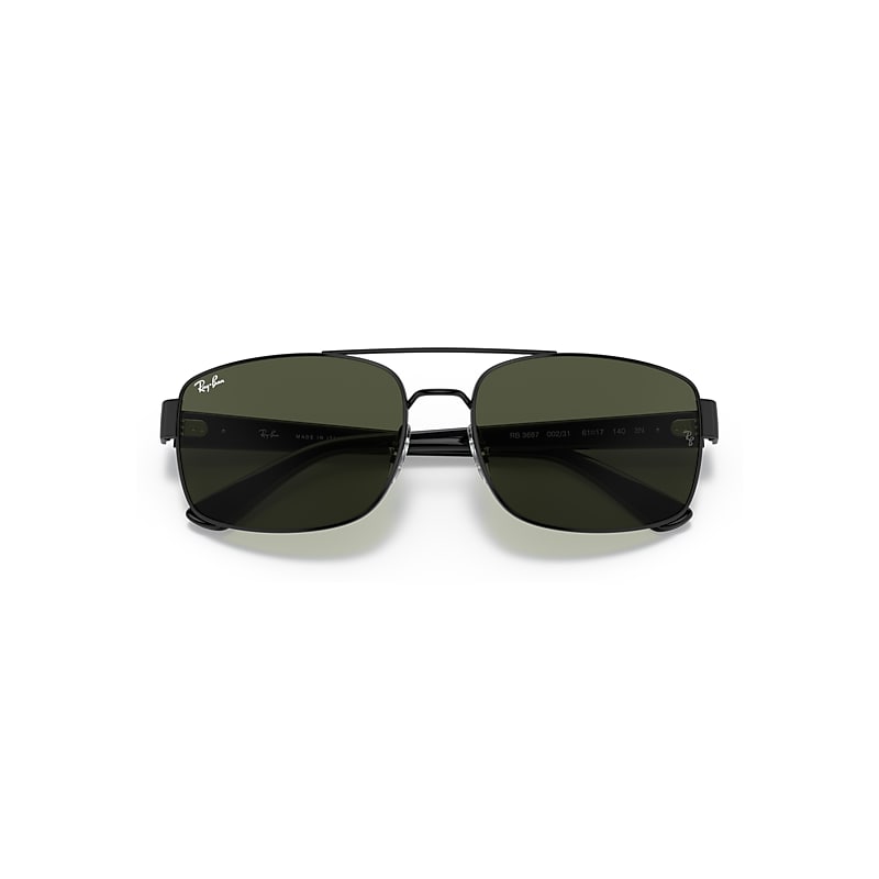 RB3687 Sunglasses in Black and Green - RB3687 | Ray-Ban® US