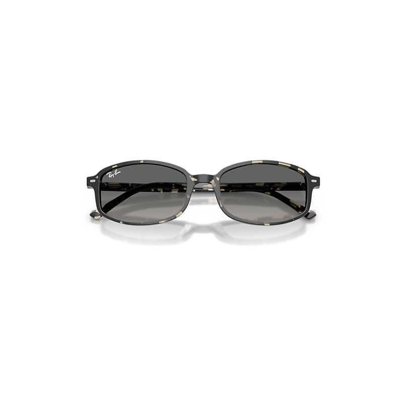 Ray Ban Sam Sunglasses Grey Havana Frame Grey Lenses 54-19 In Gray