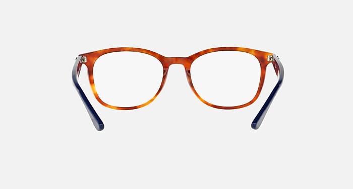 レイバン RB5356 8054 メガネ レッド セルフレーム フルリム ウェリントン IT8JDE7SGA6G Ray-Ban - レイバン RB5356 8054 メガネ レッド セルフレーム フルリム
