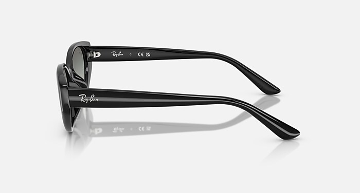 Ray-Ban Sunglasses Unisex Rb4457d Bio-based - White Frame Grey Lenses 55-19