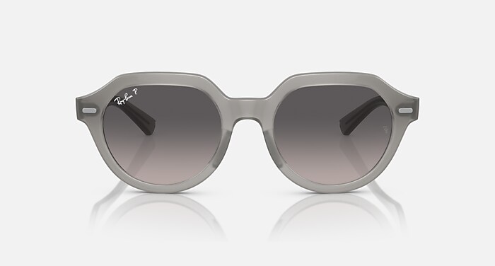 Ray-Ban Sunglasses Unisex Gina - Opal Grey Frame Grey Lenses 53-21 Polarized