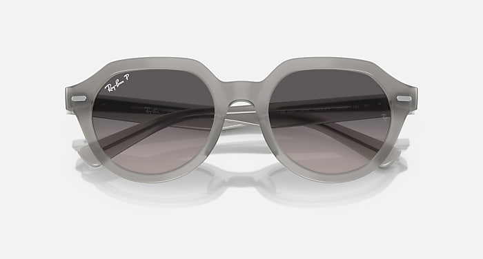Ray-Ban Sunglasses Unisex Gina - Opal Grey Frame Grey Lenses 53-21 Polarized