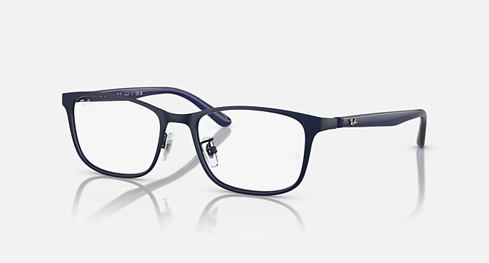 Ray-Ban Eyeglasses Unisex Rb8773d Optics Prescription - Dark Blue Frame Demo Lens Lenses 53-18 Polarized