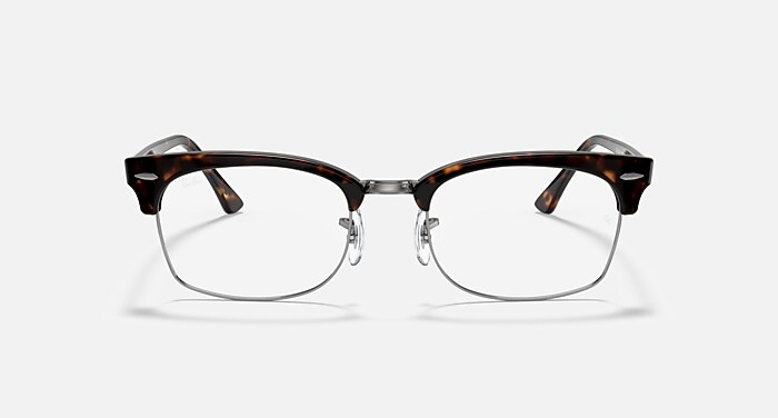 CLUBMASTER SQUARE OPTICS Eyeglasses with Havana Frame - RB3916V