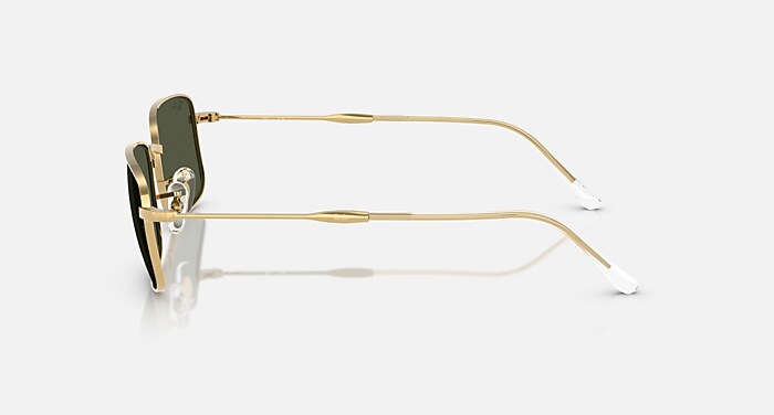 Ray-Ban Sunglasses Unisex Rb3746 - Arista Gold Frame Green Lenses 56-20