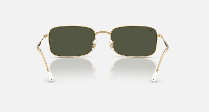 Ray-Ban Sunglasses Unisex Rb3746 - Arista Gold Frame Green Lenses 56-20