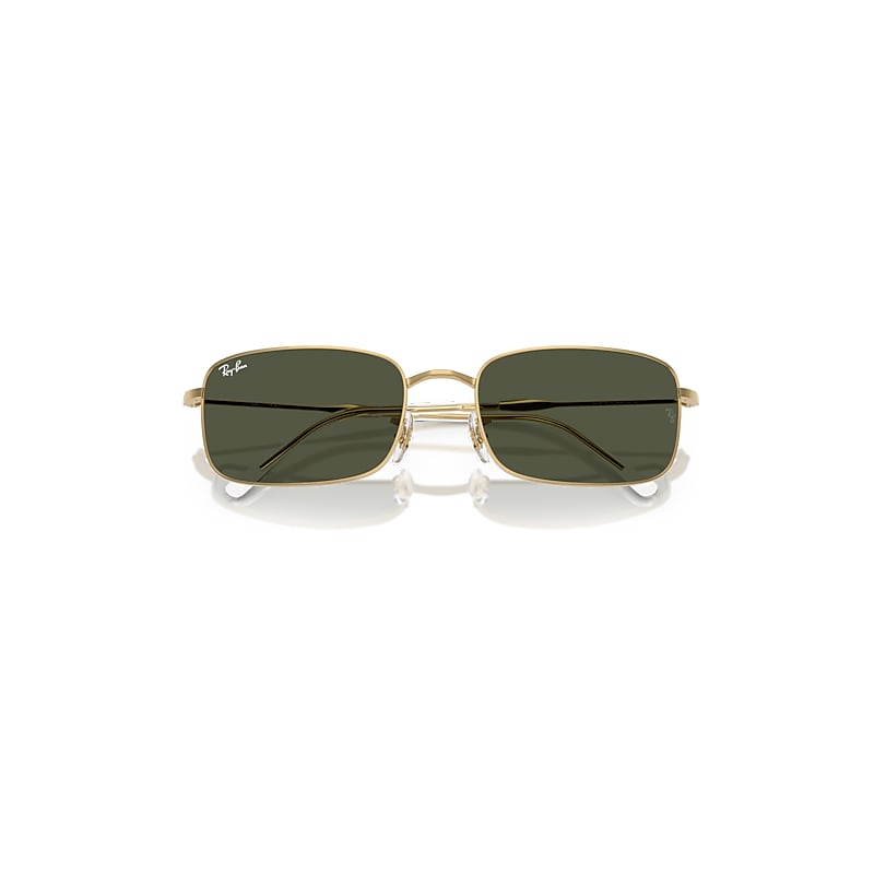 Ray-Ban Rb3746 Sunglasses Arista Gold Frame Green Lenses 56-20