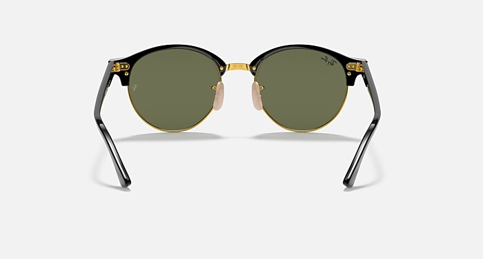 Ray-Ban Sunglasses Clubround Classic Black Frame Green Lenses