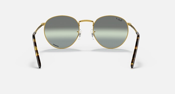Ray-Ban Sunglasses Unisex New Round - Gold Frame Silver Lenses 53-21 Polarized