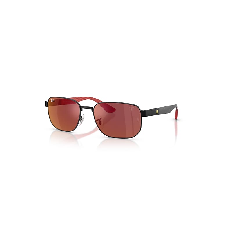 Ray-Ban Sunglasses   Scuderia Ferrari Collection - Black Frame Red Lenses 59-19, RB8329M