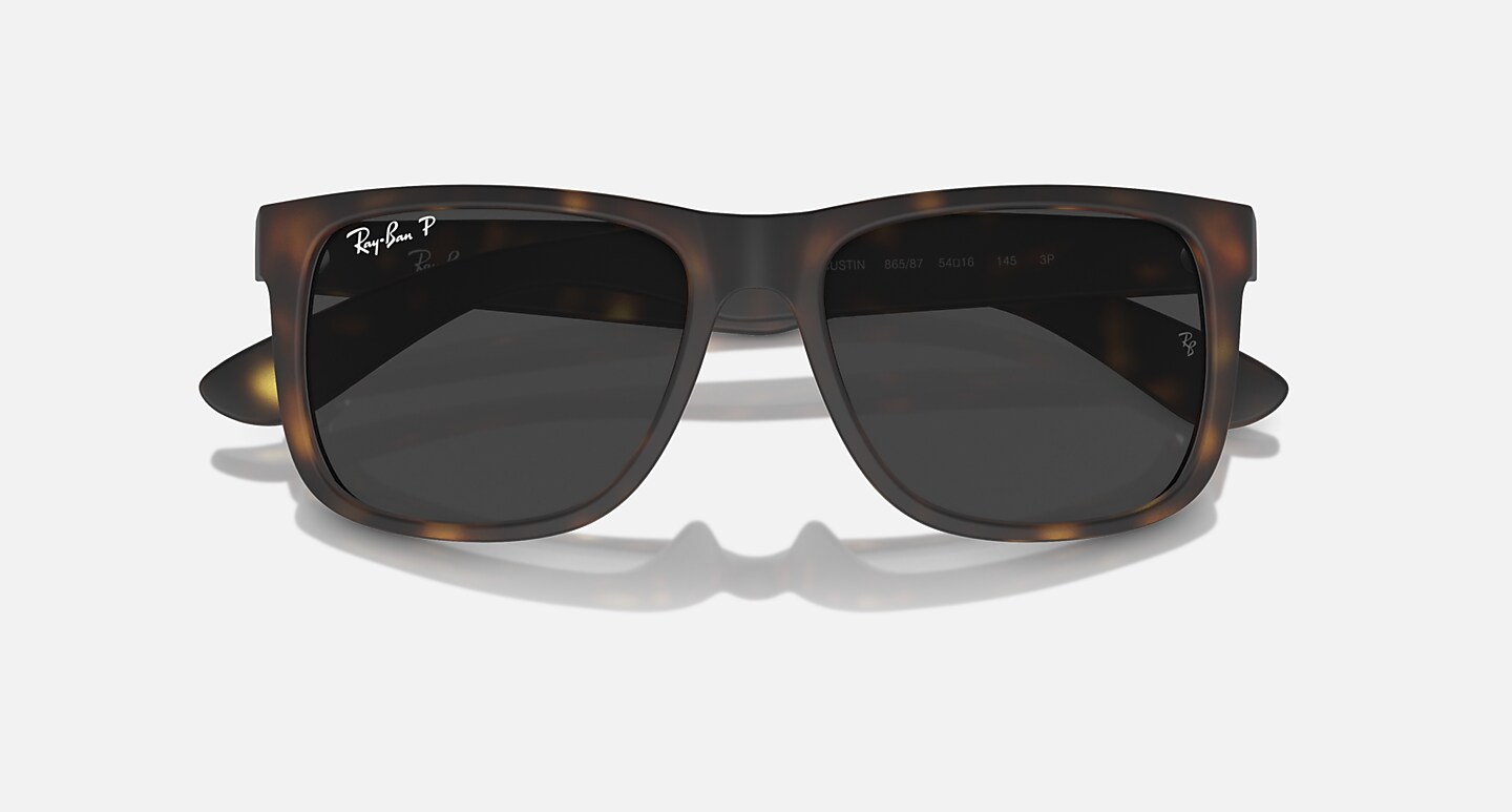 Ray-Ban Sunglasses Justin Classic Havana Frame Grey Lenses