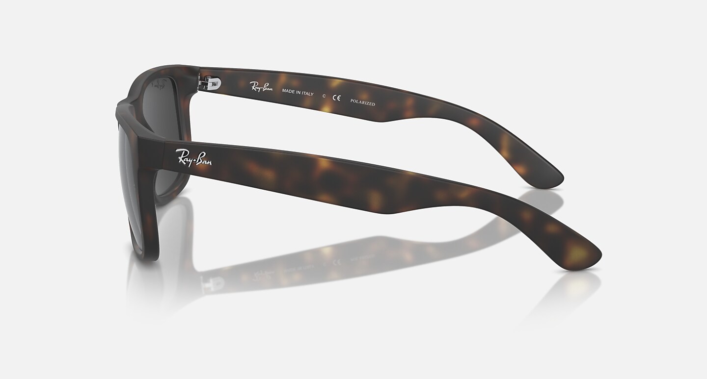 Ray-Ban Sunglasses Justin Classic Havana Frame Grey Lenses