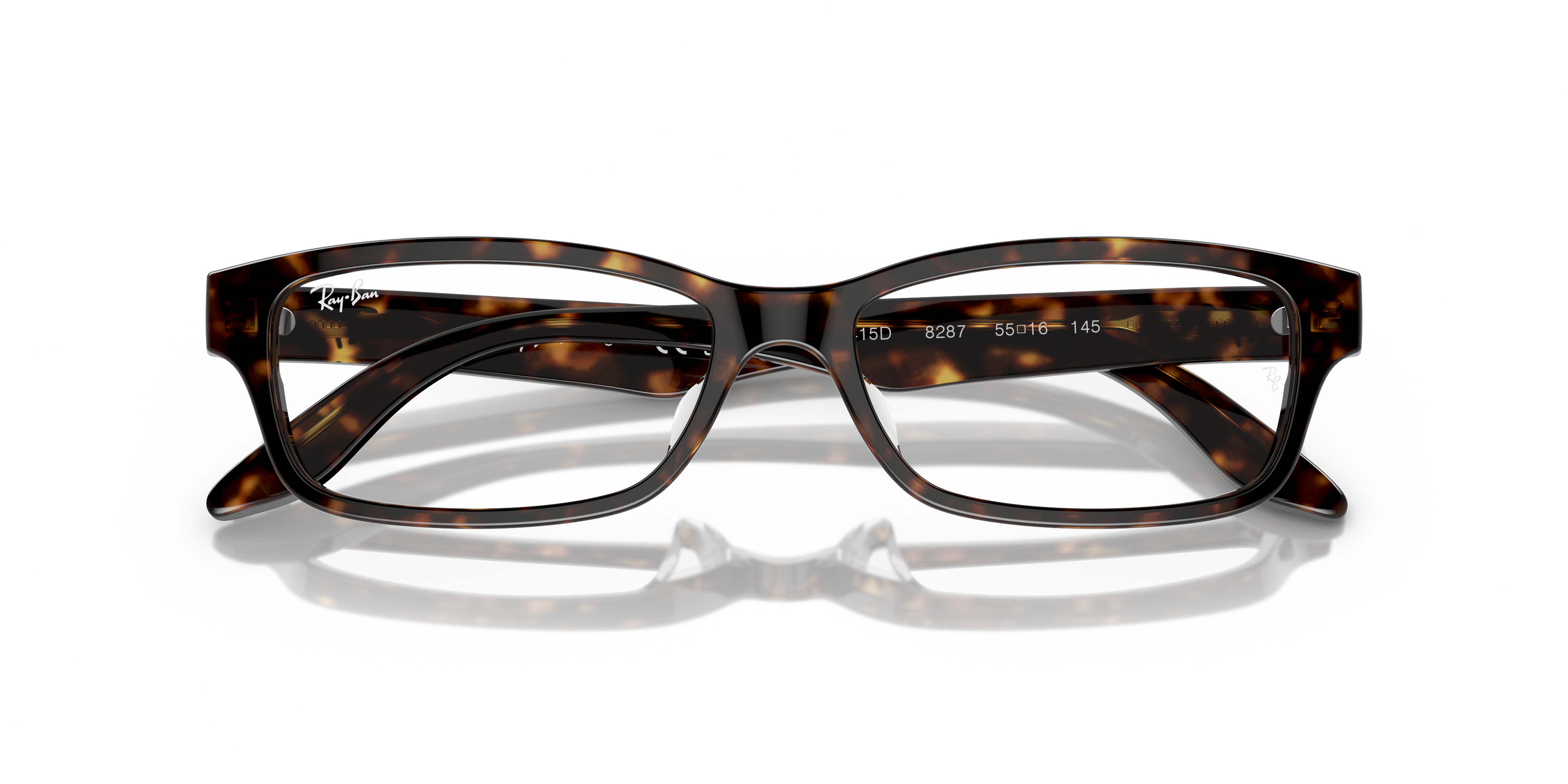 Ray-Ban Rb5415 Optics Eyeglasses Havana Frame Clear Lenses Polarized 55-16 183$