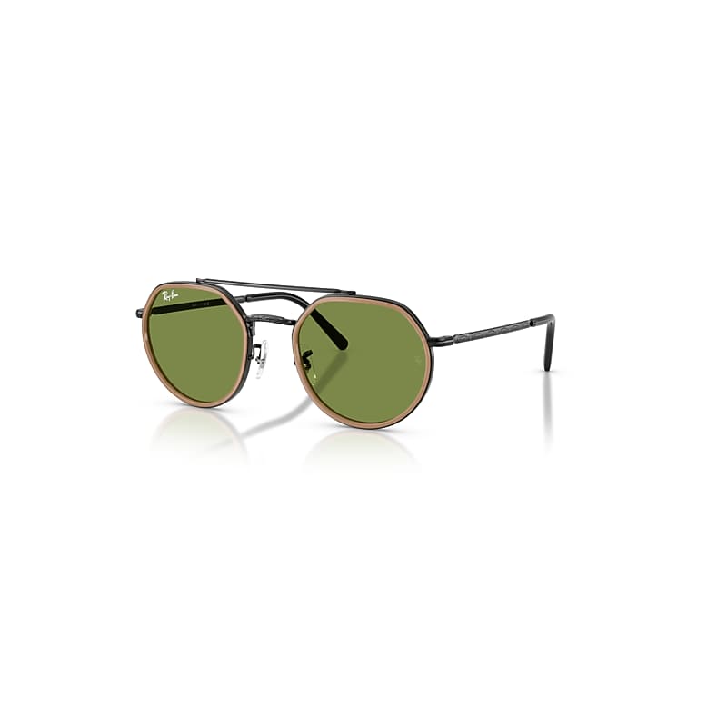 Ray-Ban Sunglasses   - Black Frame Green Lenses 53-22, RB3765