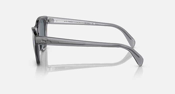 RB0707S Sunglasses in Transparent Grey and Dark Blue