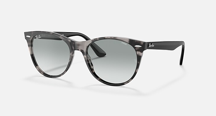 Ray-Ban Wayfarer II Rb2185 1292/b1 52 Havana Grey Ray-Ban Wayfarer II RB 2185 Unisex Adult Sunglasses, Brown  main image 3