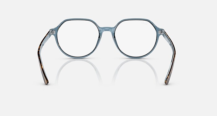 THALIA TRANSITIONS® Sunglasses in Havana On Light Blue and  display picture 2