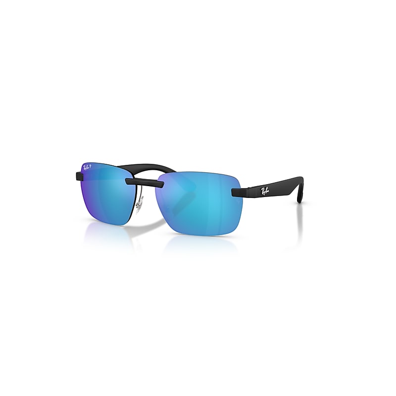 Ray-Ban Sunglasses  Rb4470 Polarized+ Lenses - Sand Black Frame Green Lenses Polarized 62-16, RB4470CH